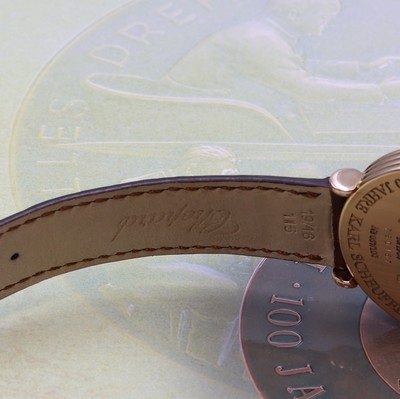 27085385c - CHOPARD ESZEHA seltene, auf 100 Stück limitierte Armbanduhr in RG 750/000 Referenz ...