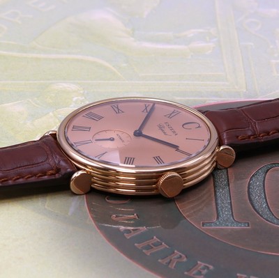 27085385d - CHOPARD ESZEHA seltene, auf 100 Stück limitierte Armbanduhr in RG 750/000 Referenz ...
