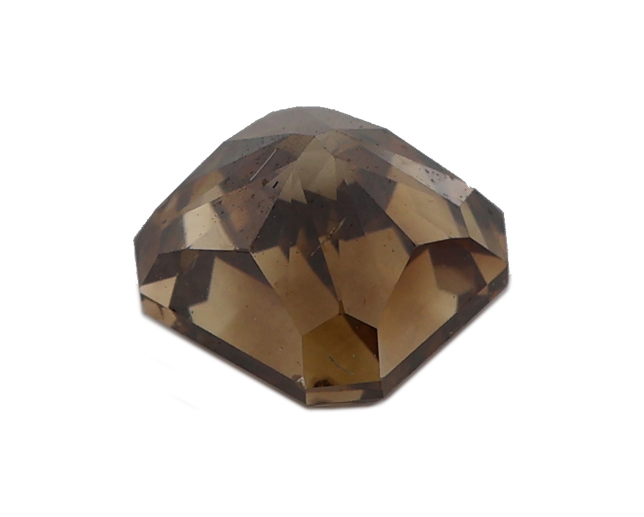 Detail a: Loser Diamant, Radiant, 0.52 ct Natural Fancy Intense Yellowish Brown/si2, 4.28 x 4.14 x 3.06 mm, Politur Gut, Symmetrie Gut, Fluoreszenz Schwach, ...