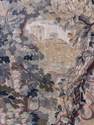 27085700d - Tapisserie´Flandern´antik, signiert´LK´, um1900, Wolle auf Baumwolle, ca. 230 x 120 cm, ...