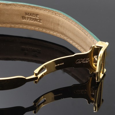 27085752b - CARTIER Tank Armbanduhr, Handaufzug, verg. Geh. in 925er Silber seitl. verschr., orig. ...