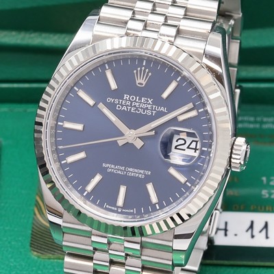 27085794a - ROLEX Oyster Perpetual Datejust Armbanduhr Referenz 126234, Automatik, Chronometer der ...