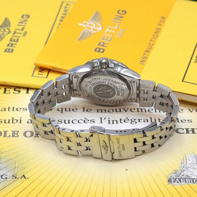 27085863b - BREITLING Starliner Armbandchronometer Referenz A71340, quarz, Edelstahlgeh. inkl. orig. ...