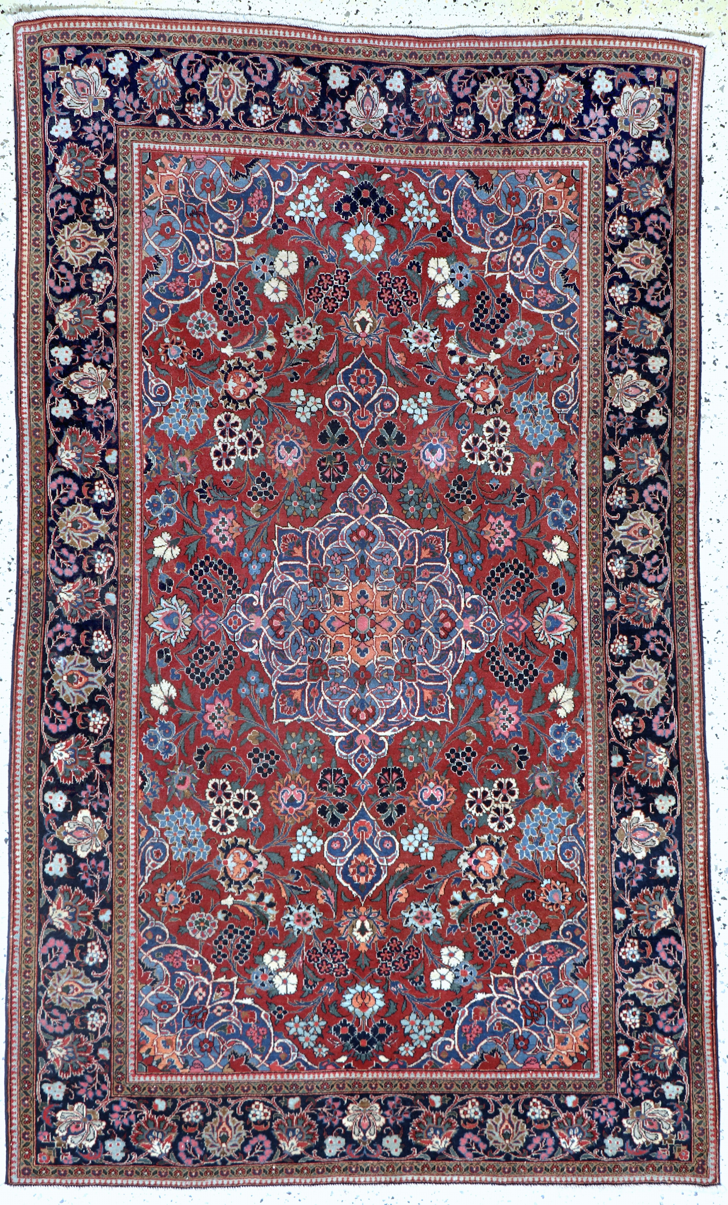 Image 27086018 - Keschan Kork alt, Persien, Anfang 20.Jhd, Korkwolle auf Baumwolle, ca. 212 x 130 cm, ...