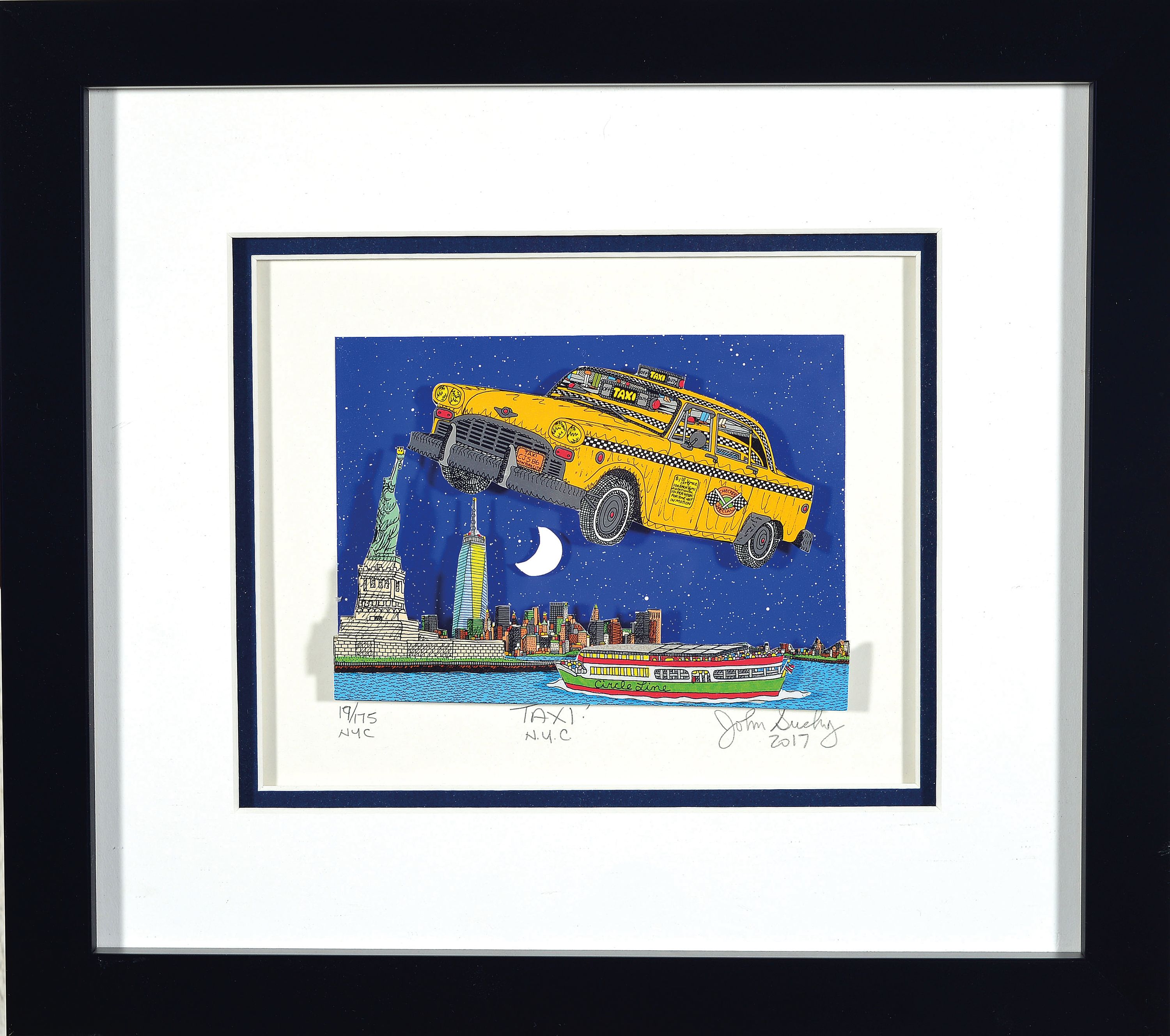 Image 27086019 - John Suchy,geb. 1946 in Williamsburg, Brooklyn (New York), 3D-Konstruktion, rechts unten ...