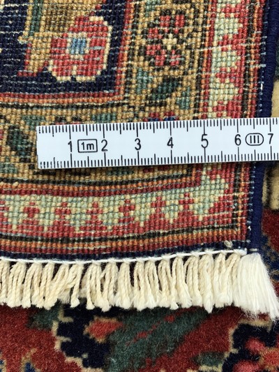 27086018f - Keschan Kork alt, Persien, Anfang 20.Jhd, Korkwolle auf Baumwolle, ca. 212 x 130 cm, ...