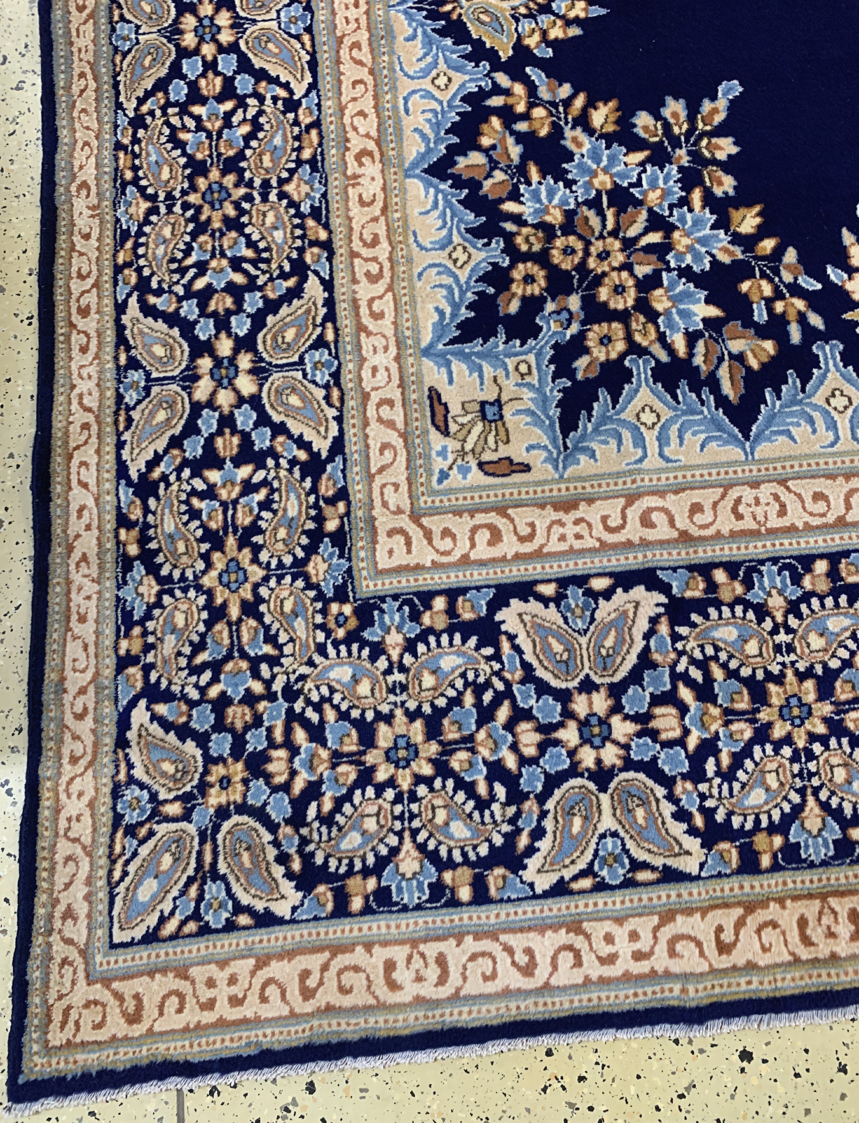 Detail b: Kerman alt, Persien, Mitte 20.Jhd, Wolle auf Baumwolle, ca. 400 x 300 cm, EHZ: 2
