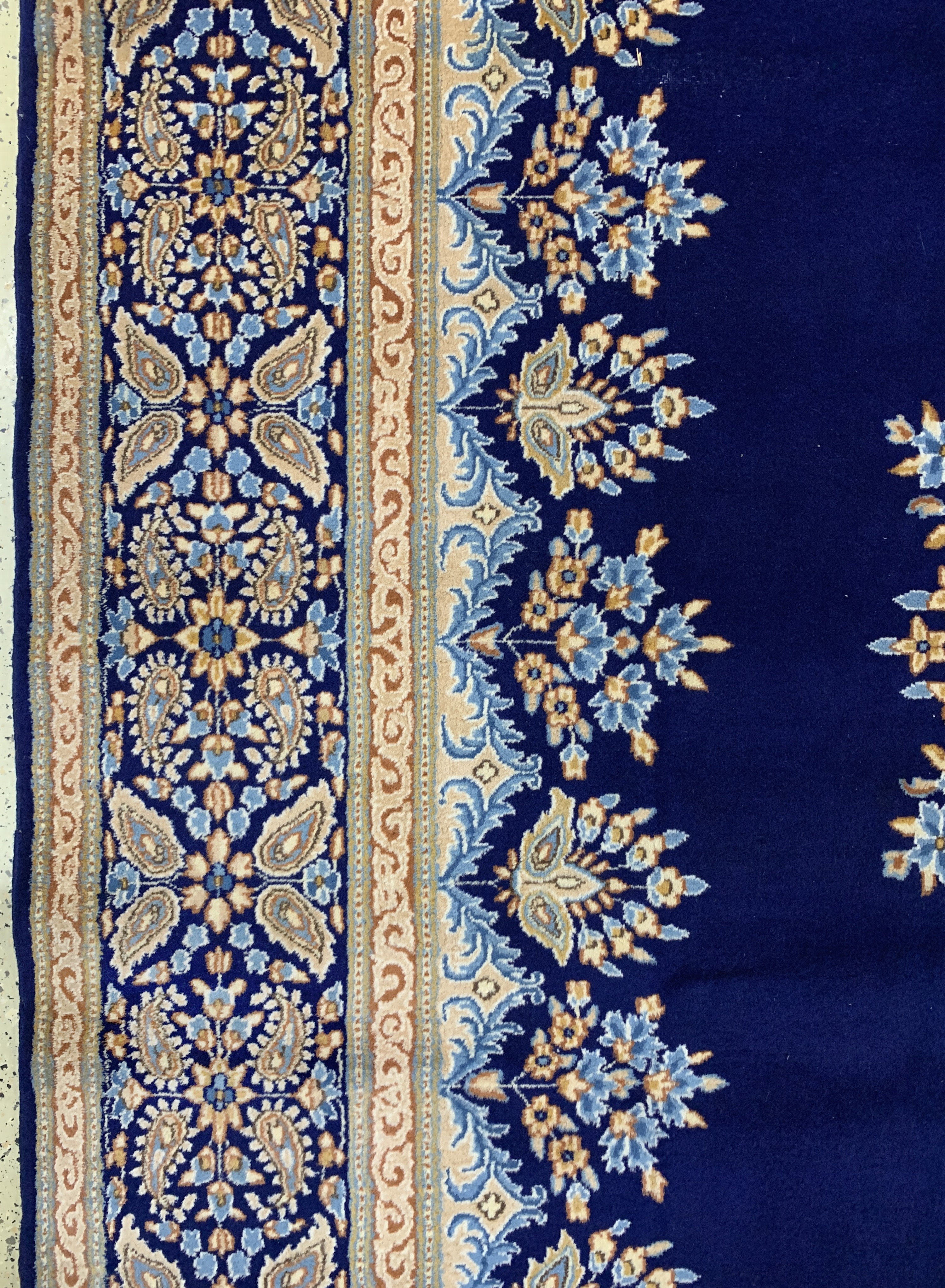 Detail c: Kerman alt, Persien, Mitte 20.Jhd, Wolle auf Baumwolle, ca. 400 x 300 cm, EHZ: 2