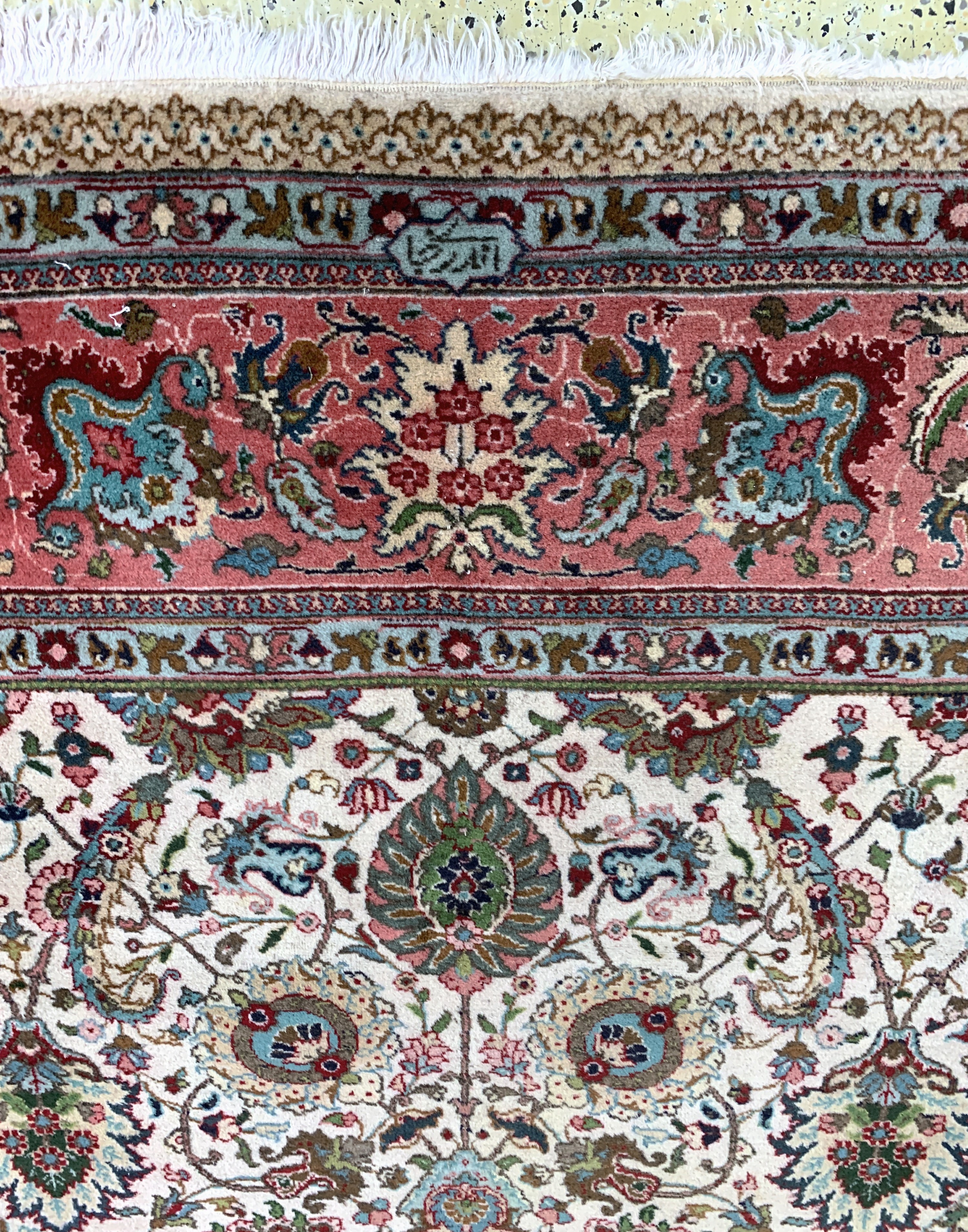 Detail g: Täbriz, Persien, Mitte 20.Jhd, Wolle auf Baumwolle, ca. 396 x 312 cm, verblasst, EHZ: 3