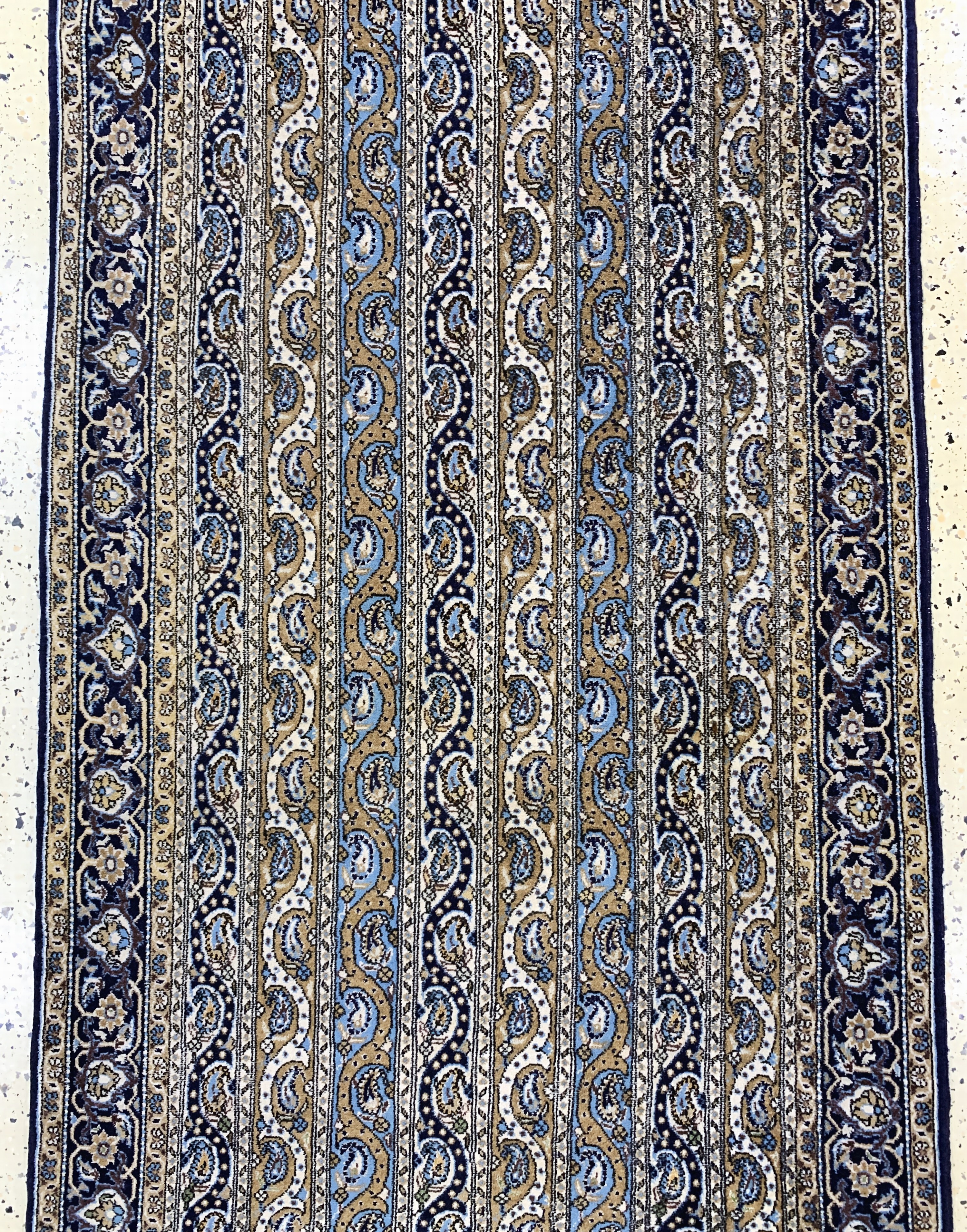 Detail b: Ghom Kork, Persien, Mitte 20.Jhd, Korkwolleauf Baumwolle, ca. 320 x 100 cm, EHZ: 2