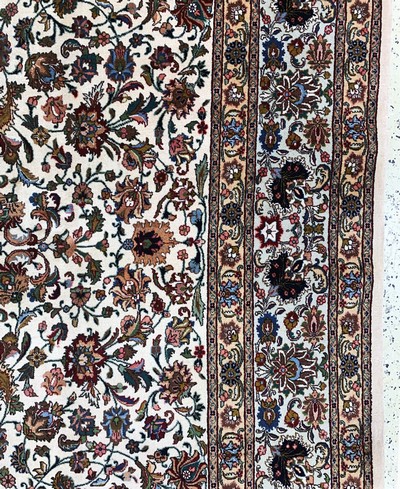 27086279f - Täbriz alt, Persien, Mitte 20.Jhd, Wolle auf Baumwolle, ca. 412 x 330 cm, EHZ: 2 ...