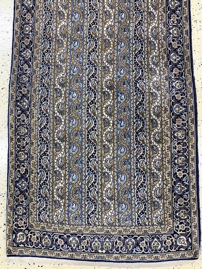 27086290c - Ghom Kork, Persien, Mitte 20.Jhd, Korkwolleauf Baumwolle, ca. 320 x 100 cm, EHZ: 2 ...