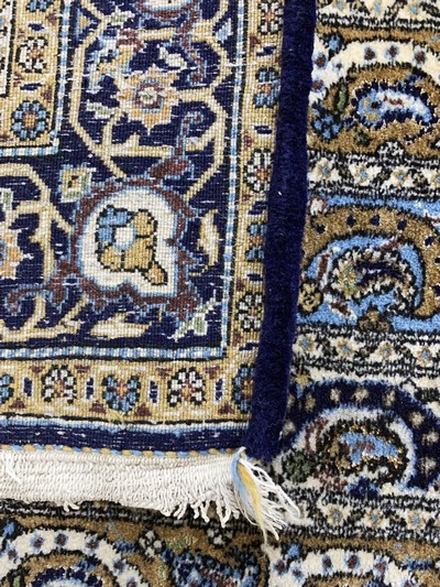 27086290f - Ghom Kork, Persien, Mitte 20.Jhd, Korkwolleauf Baumwolle, ca. 320 x 100 cm, EHZ: 2 ...