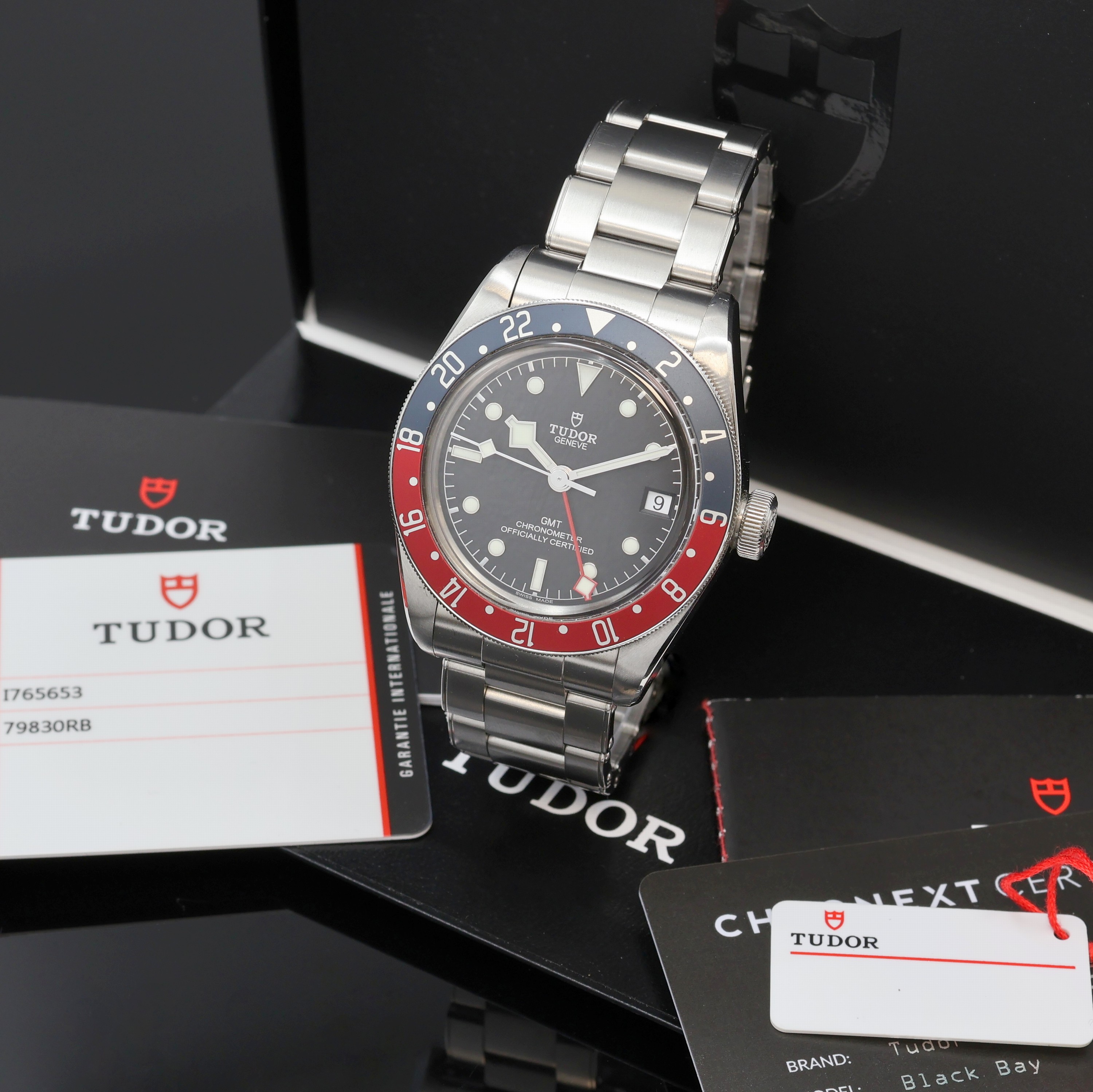 Image 27086319 - TUDOR Black Bay GMT Chronometer Herrenarmbanduhr Referenz 79830RB, Automatik, ...