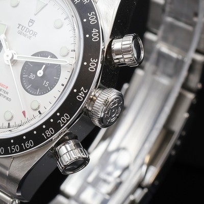 27086300b - TUDOR Black Bay Chronometer Herrenchronograph Referenz 79360N, Automatik, Edelstahlgeh. ...