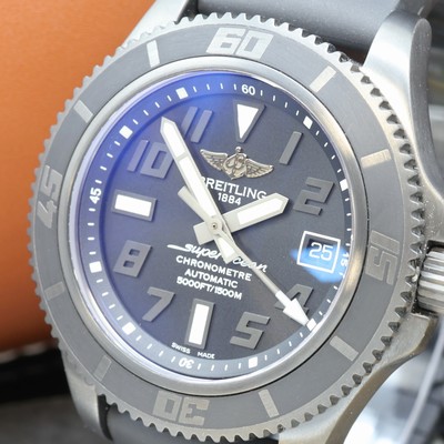 27086315a - BREITLING Superocean 42 Blacksteel auf 250 Stück limitierter Herrenchronometer Referenz ...