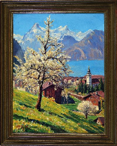27086317k - Monogrammist PFK, Paul Friedrich Kämmerer, geb. 1865 Stuttgart, gest. 1950, Blick auf ...