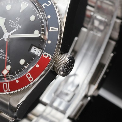 27086319b - TUDOR Black Bay GMT Chronometer Herrenarmbanduhr Referenz 79830RB, Automatik, ...