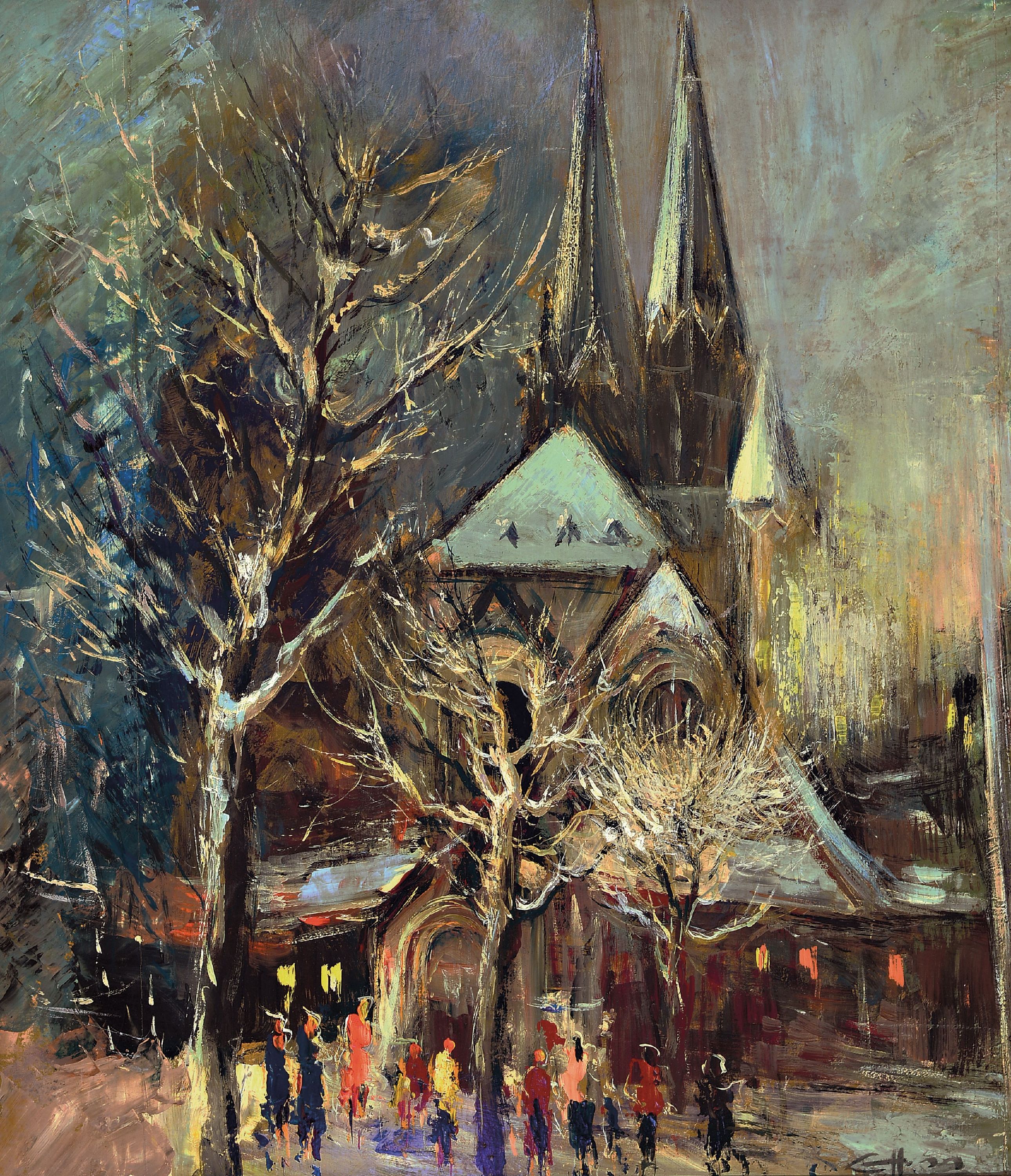 Image 27086487 - Ewald Hess, 1918 Merbelsrod/Thüringen-1996 Brasilien, Ansicht aus Wiesbaden, die ...