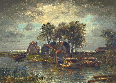 Image Prof. Friedrich Ernst Morgenstern, 1853 Frankfurt - 1919, Seelandschaft mit ...