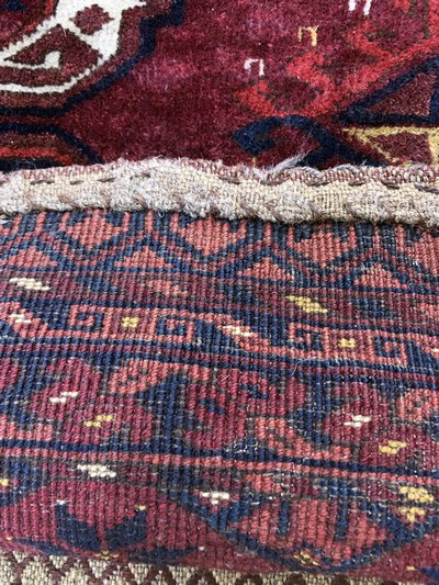 27087760e - Kisil-Ayak Tschowal antik, Turkmenistan, um1900, Wolle auf Wolle, ca. 175 x 115 cm, ...