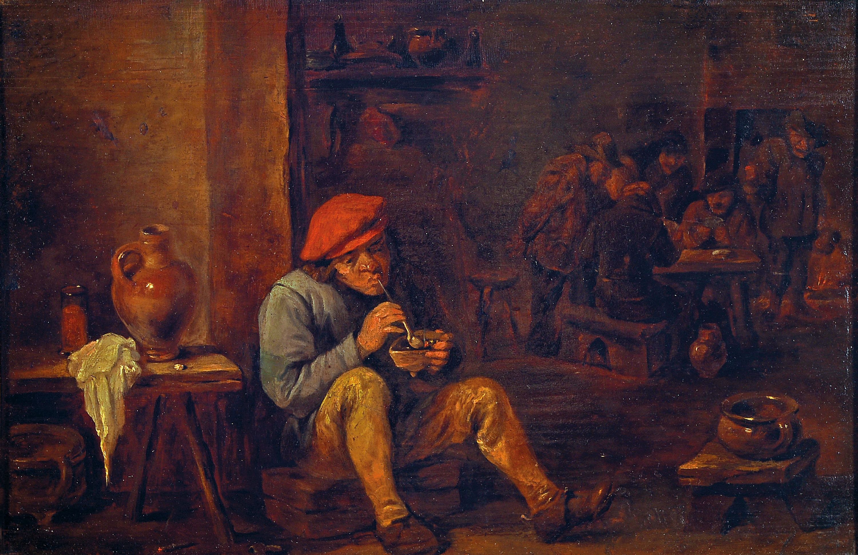 Image 27087830 - Unbekannter Traditionalist des 19.Jh., Kopie nach David Teniers d.J. (1610-1690) ´Bauer ...