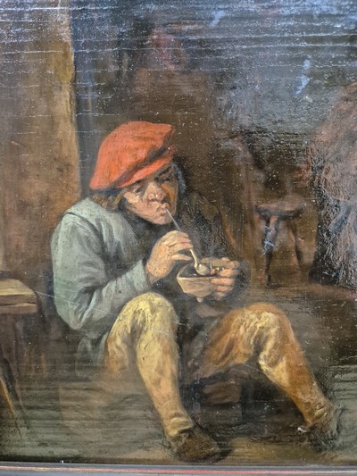 27087830c - Unbekannter Traditionalist des 19.Jh., Kopie nach David Teniers d.J. (1610-1690) ´Bauer ...