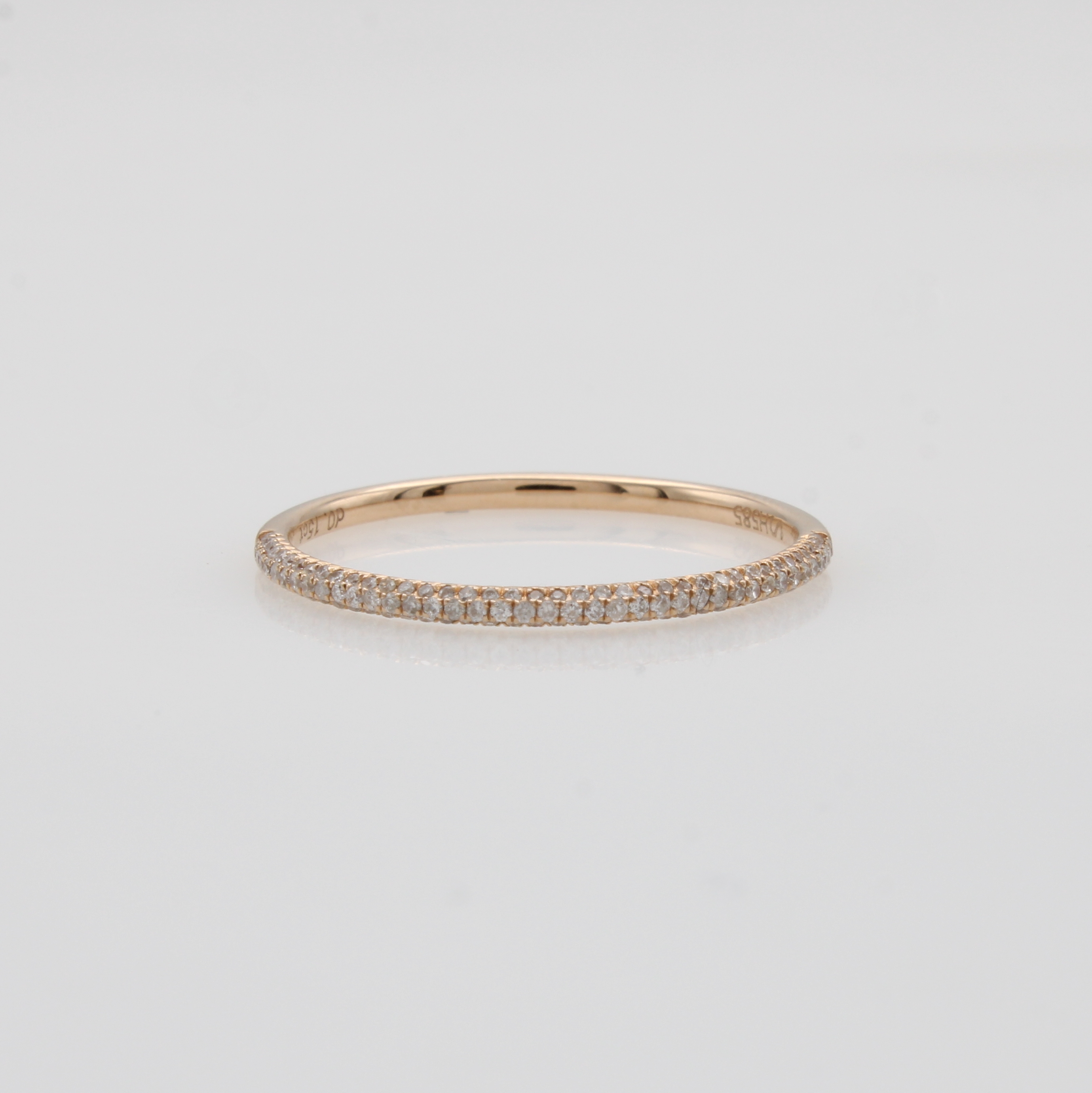Image 27088530 - Vorsteckring mit Brillanten, RoséG 585/000, 118 Brill. zus. ca. 0.15 ct feines ...