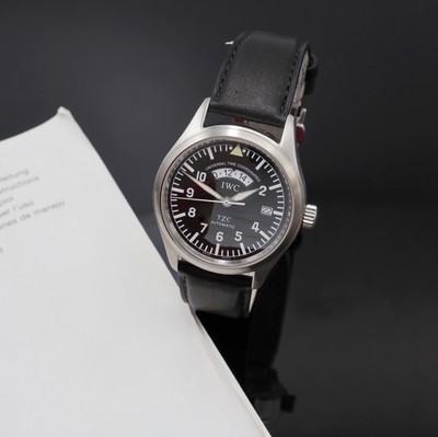Image IWC Fliegeruhr Spitfire UTC Herrenarmbanduhr Referenz 3251, Automatik, Edelstahlgeh., ...