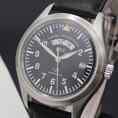 27088635a - IWC Fliegeruhr Spitfire UTC Herrenarmbanduhr Referenz 3251, Automatik, Edelstahlgeh., ...