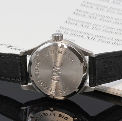 27088636e - IWC Fliegeruhr Mark XII Damenarmbanduhr Referenz 4421, Automatik, Edelstahlgeh. inkl. ...