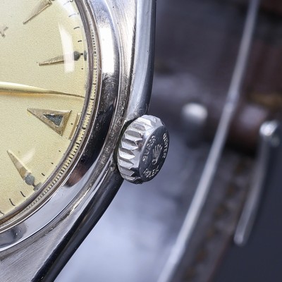 27088802b - ROLEX frühe Oyster Herrenarmbanduhr Referenz 6022, Handaufzug, Schweiz 4. Quartal 1965, ...