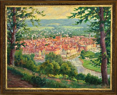 27089534k - Walter Kappelmeier, geb. 1903 Eschwege - 1983 Hessen, Schüler von H. Pforr, Ansicht von ...
