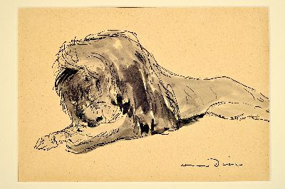 27089647k - Otto Dill, 1884 Neustadt/Wstr. - 1957 Bad Dürkheim, Tuschzeichnung aquarelliert, ...