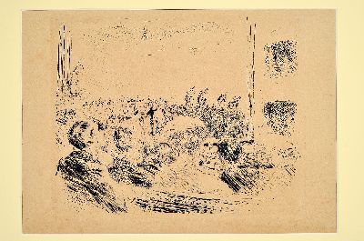 27089648k - Max Liebermann, Berlin 1947 - 1935, Das Konzert, Kaltnadelradierung