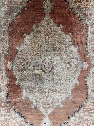 27089649c - Täbriz Seide´Hadji-Jalili´, Persien, antik,19.Jhd, reine Naturseide, ca. 85 x 55 cm, ...