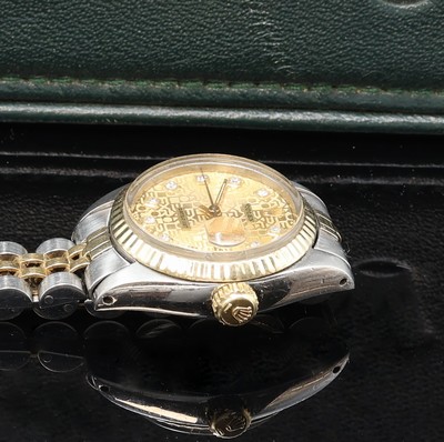 27091121c - ROLEX Datejust Damenarmbanduhr Referenz 6917, Schweiz um 1979, Automatik, Edelstahl/Gold ...