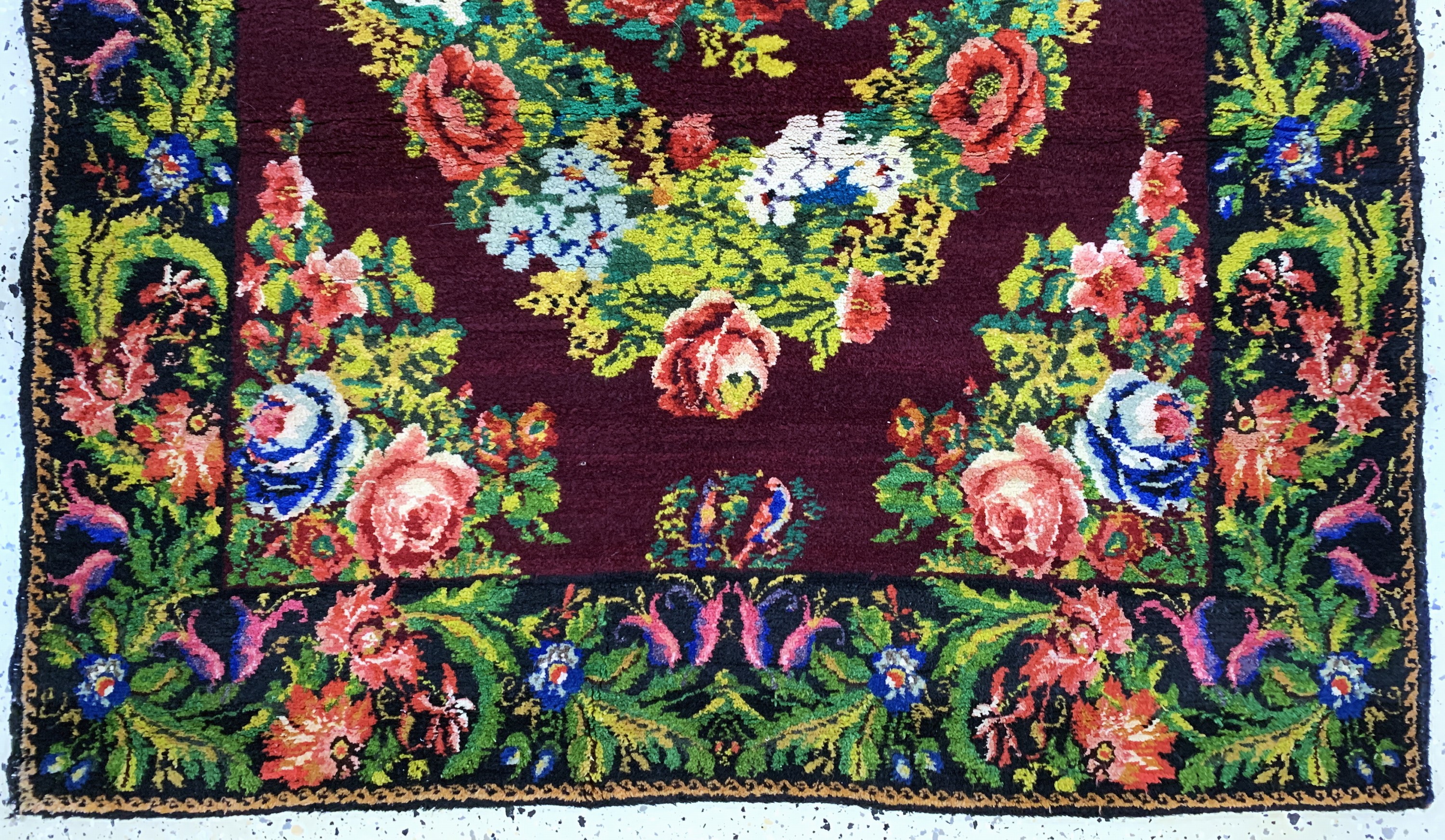 Detail c: Karabagh alt, Kaukasus, Anfang 20.Jhd, Wolle auf Baumwolle, ca. 202 x 134 cm, EHZ: 2