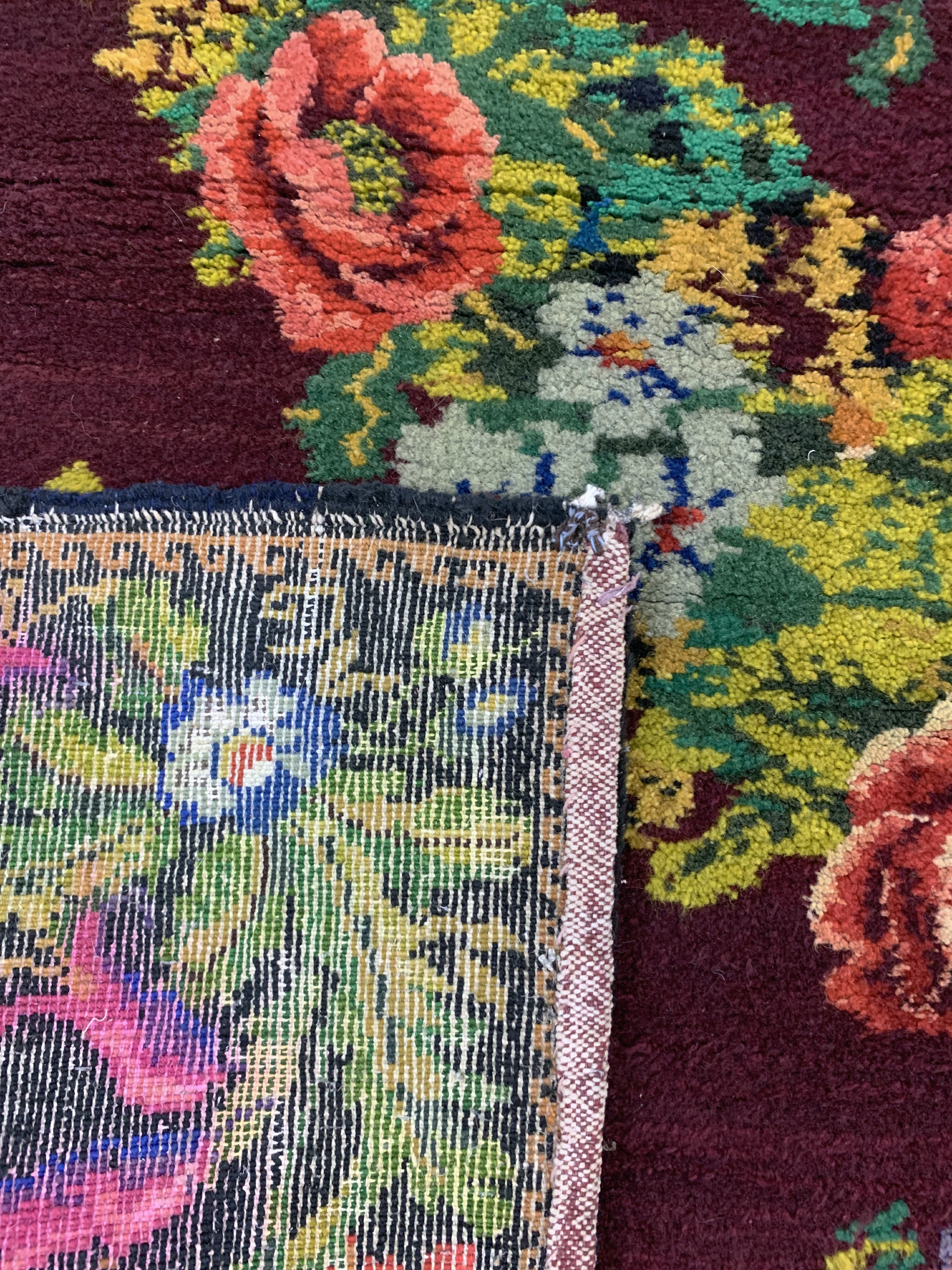 Detail e: Karabagh alt, Kaukasus, Anfang 20.Jhd, Wolle auf Baumwolle, ca. 202 x 134 cm, EHZ: 2
