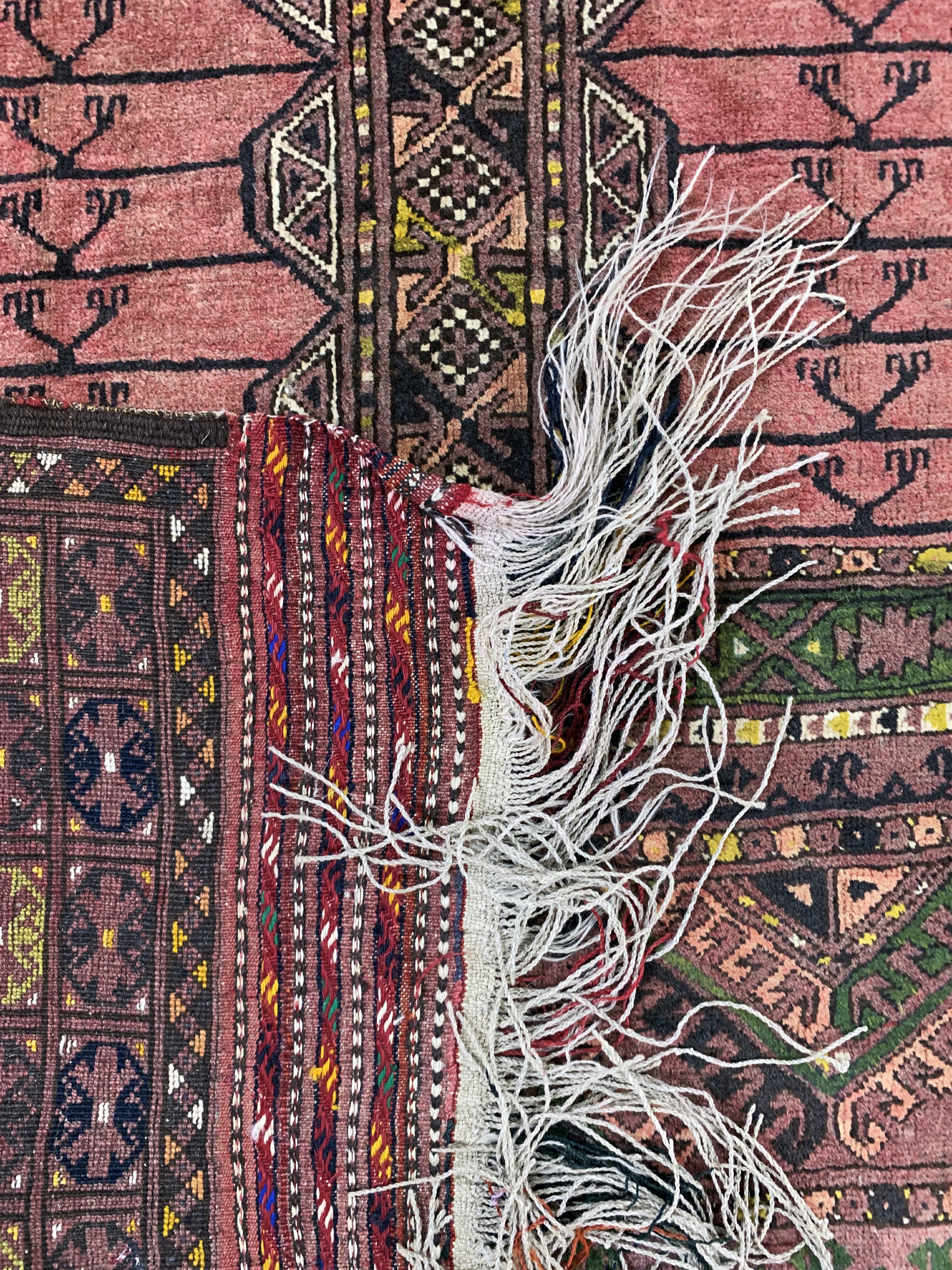 Detail g: Ersari Engsi, Afghanistan, Anfang 20.Jhd, Wolle auf Wolle, ca. 240 x 170 cm, EHZ: 2
