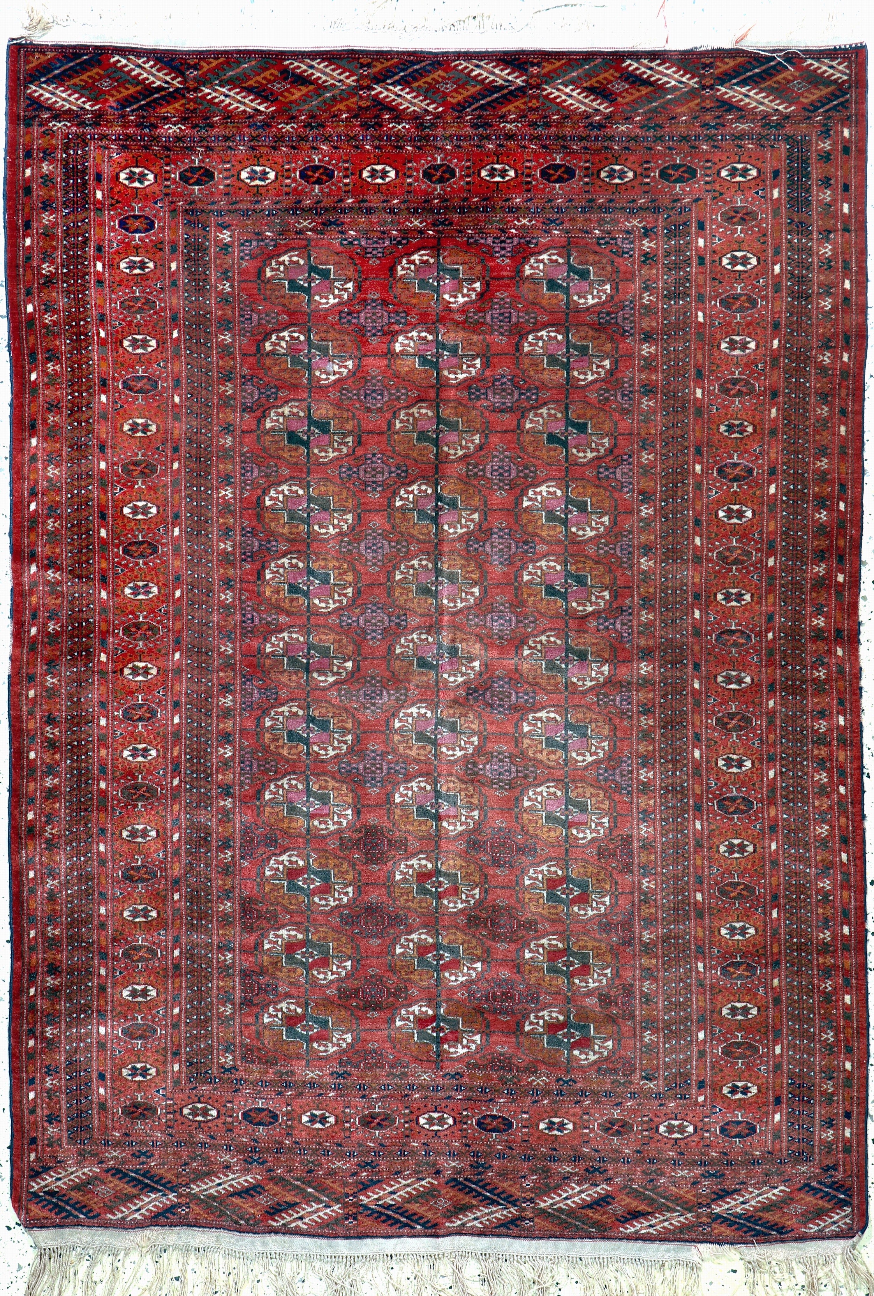 Image 27091442 - Buchara alt, Rußland, Mitte 20.Jhd, Wolle auf Wolle, ca. 185 x 135 cm, verblasst, EHZ: ...
