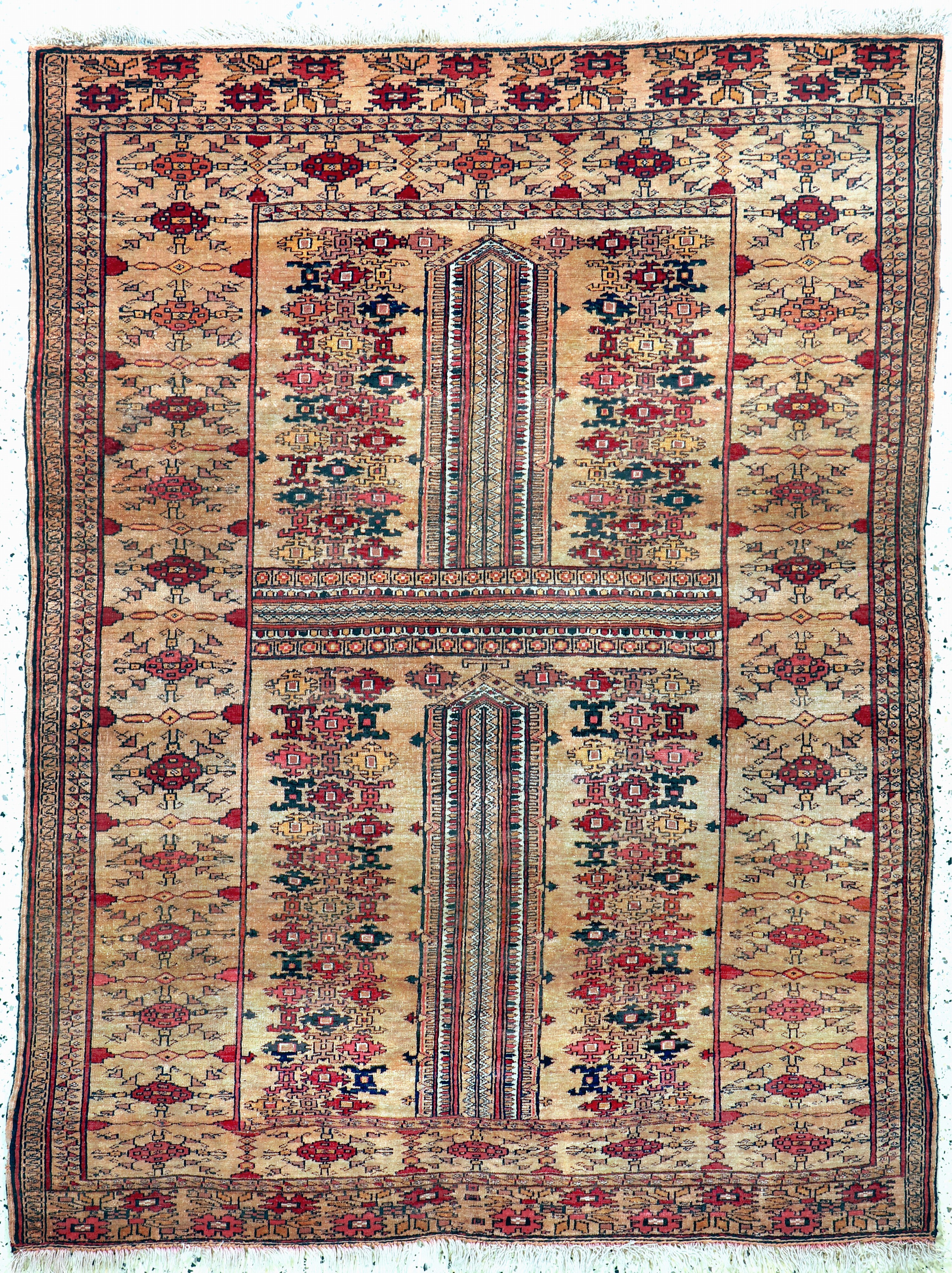Image 27091447 - Mauri old, Afghanistan, mid-20th century, woolon wool, approx. 190 x 145 cm, condition: ...
