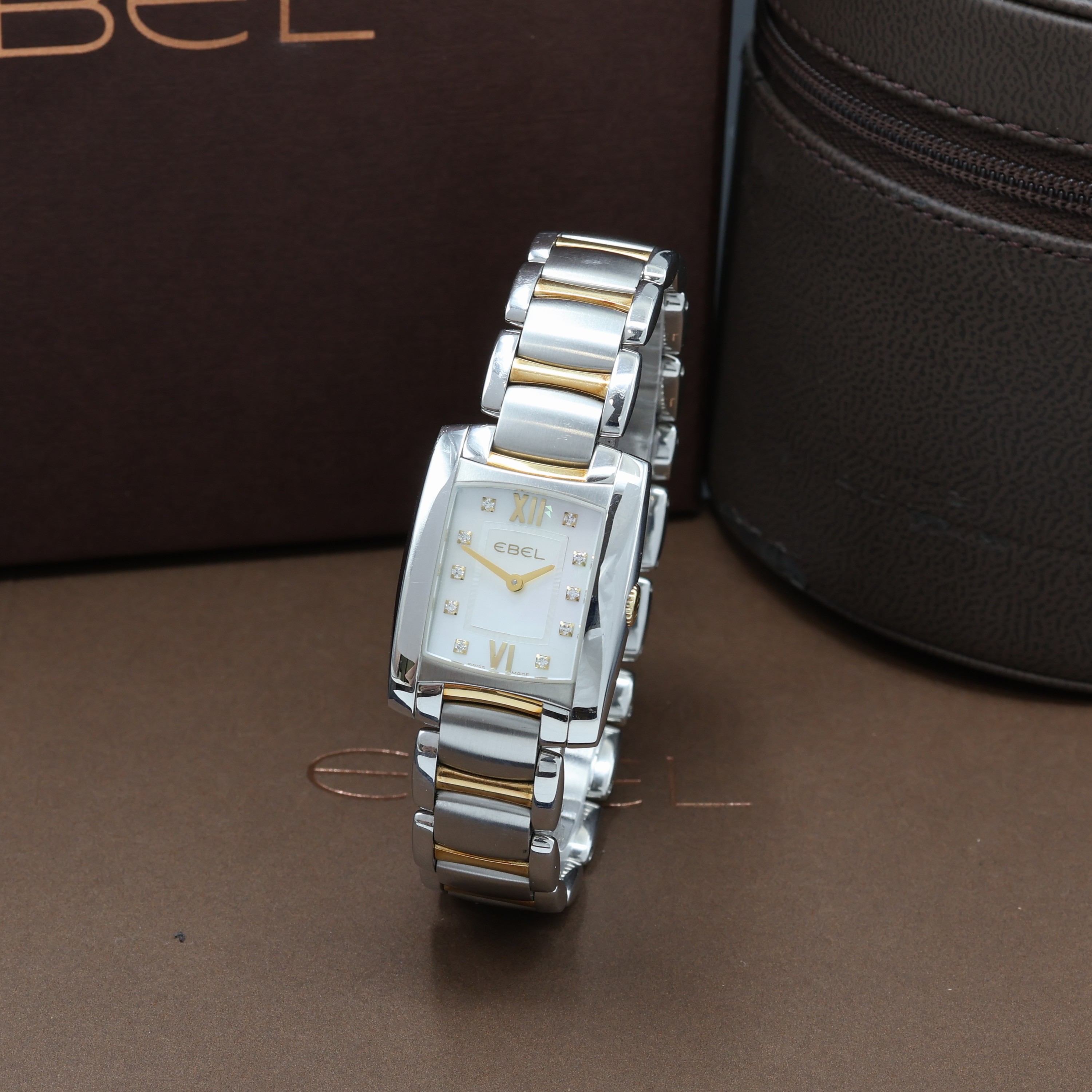 Image 27091460 - EBEL Brasilia Damenarmbanduhr Referenz 1976M22, Schweiz um 2005, quarz, Edelstahlgeh. ...
