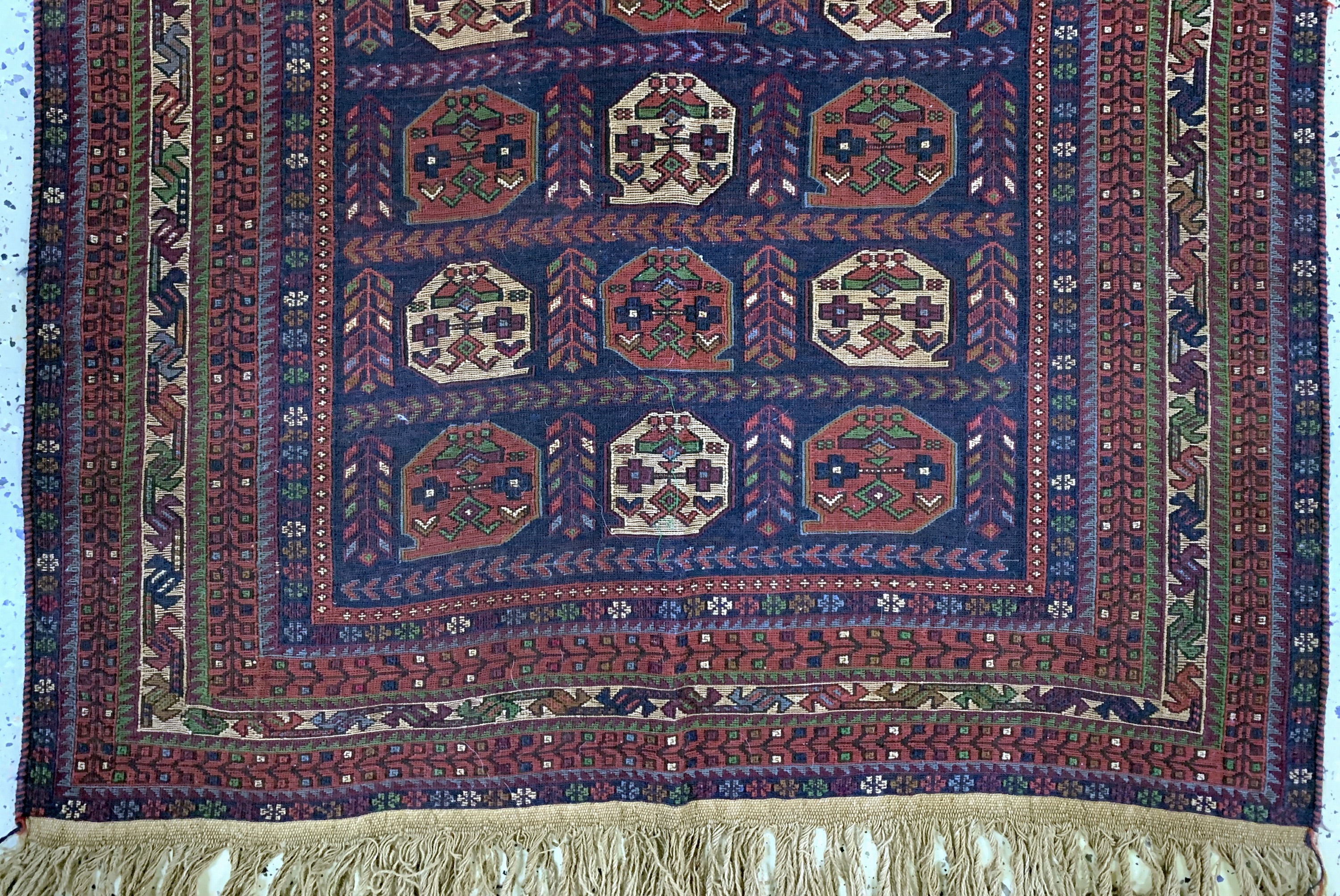 Detail c: Sumakh, Azerbaijan, Ende 20.Jhd, Wolle auf Wolle, ca. 185 x 125 cm, EHZ: 2