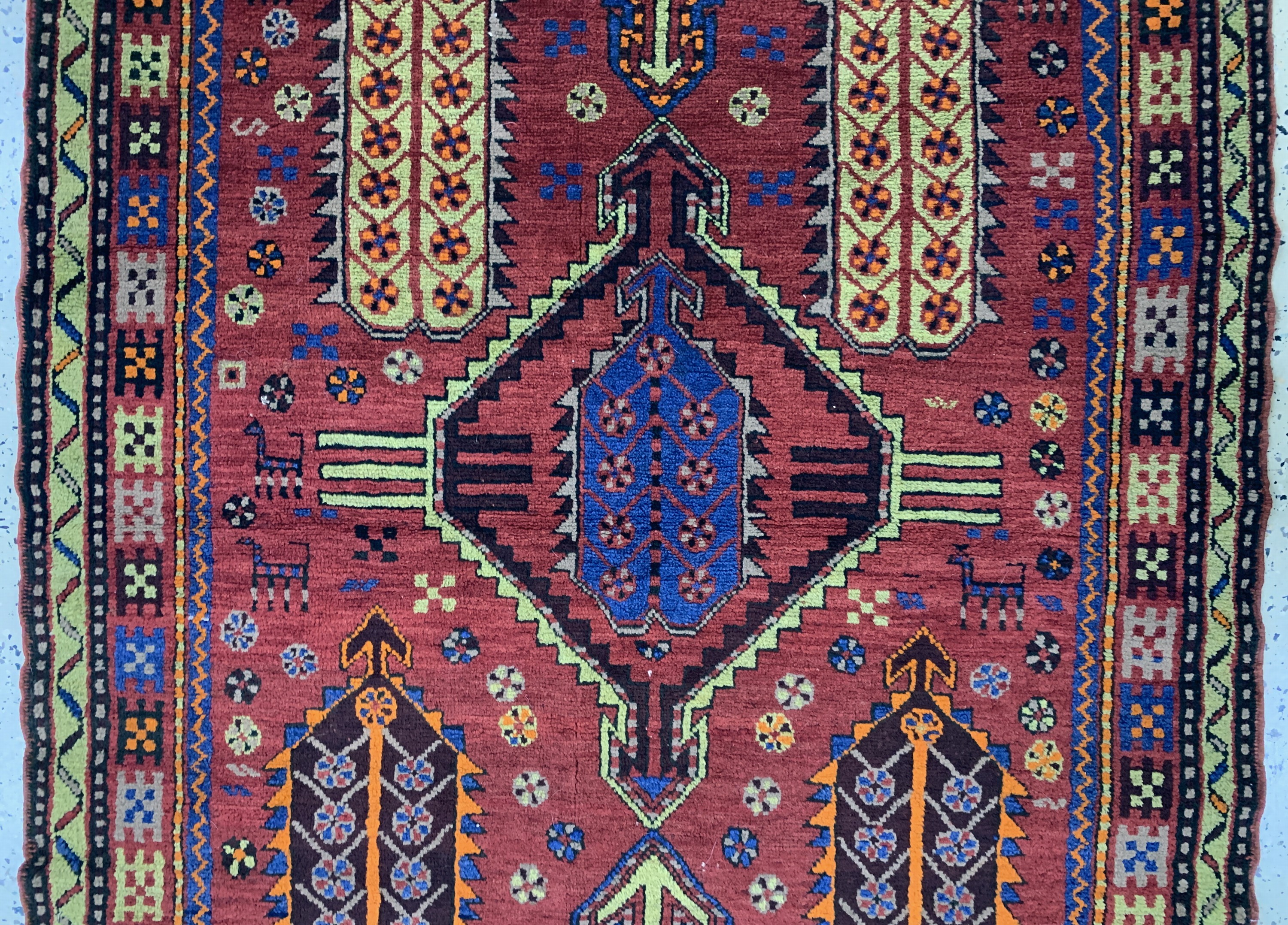 Detail b: Konya alt, Türkei, Mitte 20.Jhd, Wolle auf Wolle, ca. 240 x 122 cm, EHZ: 2
