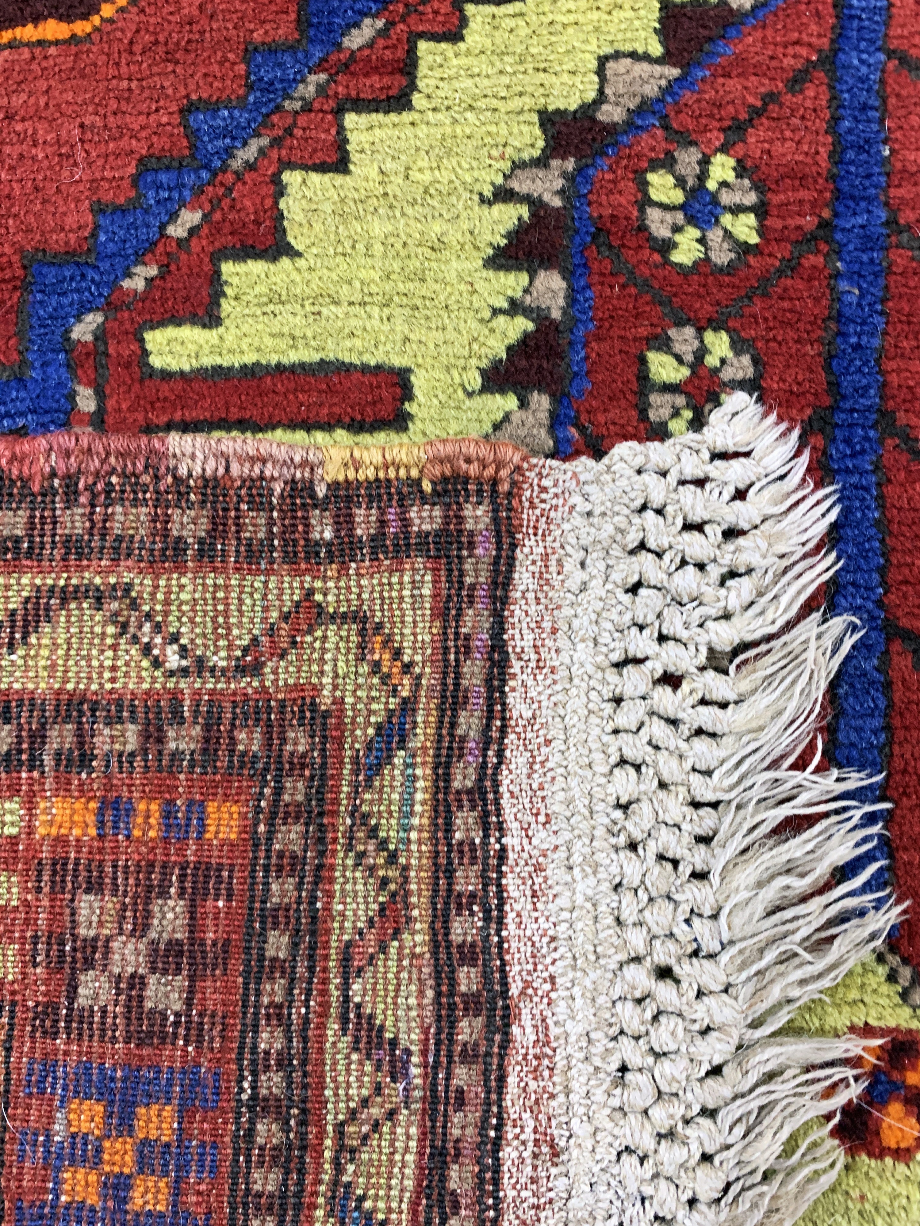 Detail e: Konya alt, Türkei, Mitte 20.Jhd, Wolle auf Wolle, ca. 240 x 122 cm, EHZ: 2