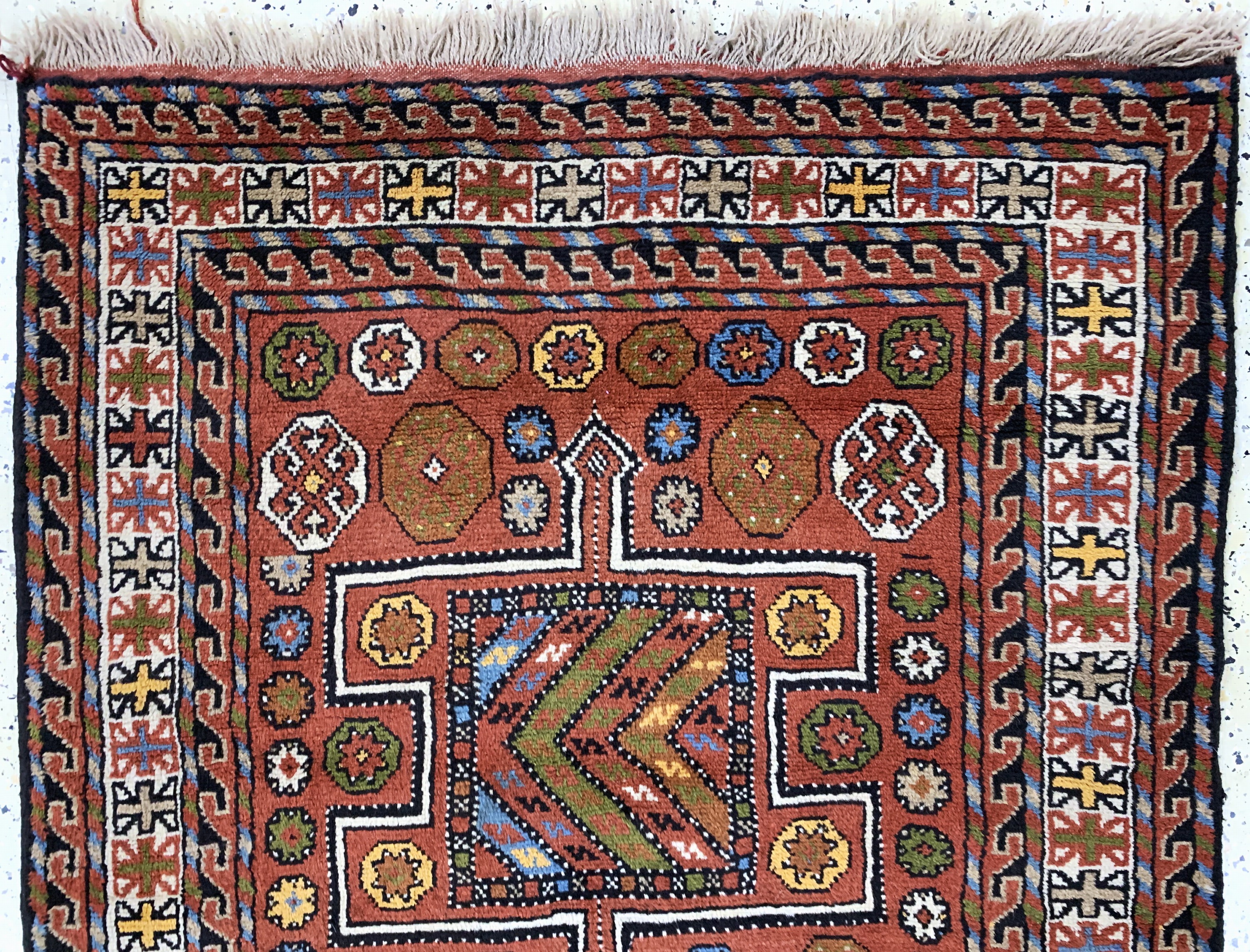 Detail a: Gouchan, Persien, Ende 20.Jhd, Wolle auf Wolle, ca. 195 x 114 cm, EHZ: 2