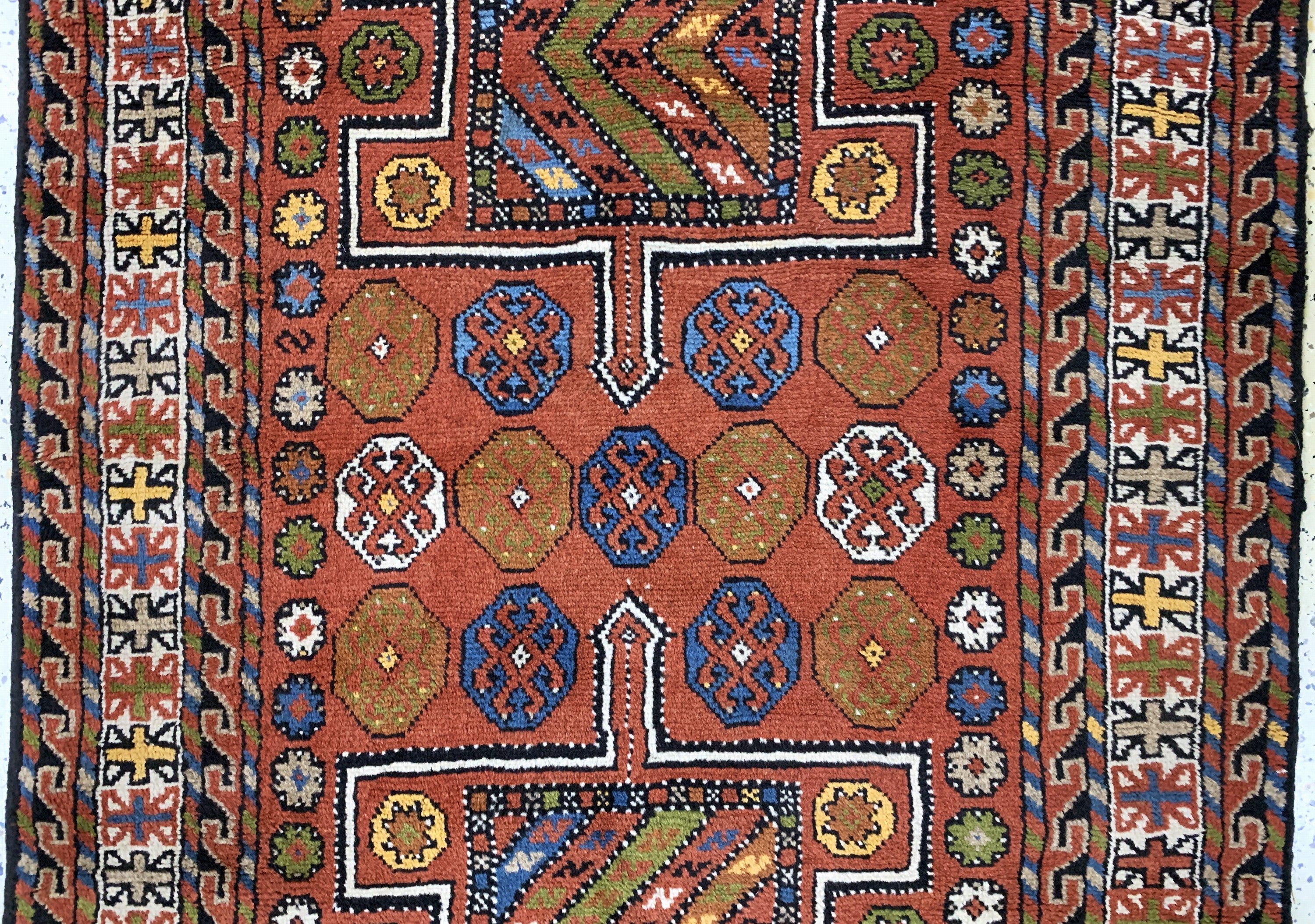 Detail b: Gouchan, Persien, Ende 20.Jhd, Wolle auf Wolle, ca. 195 x 114 cm, EHZ: 2