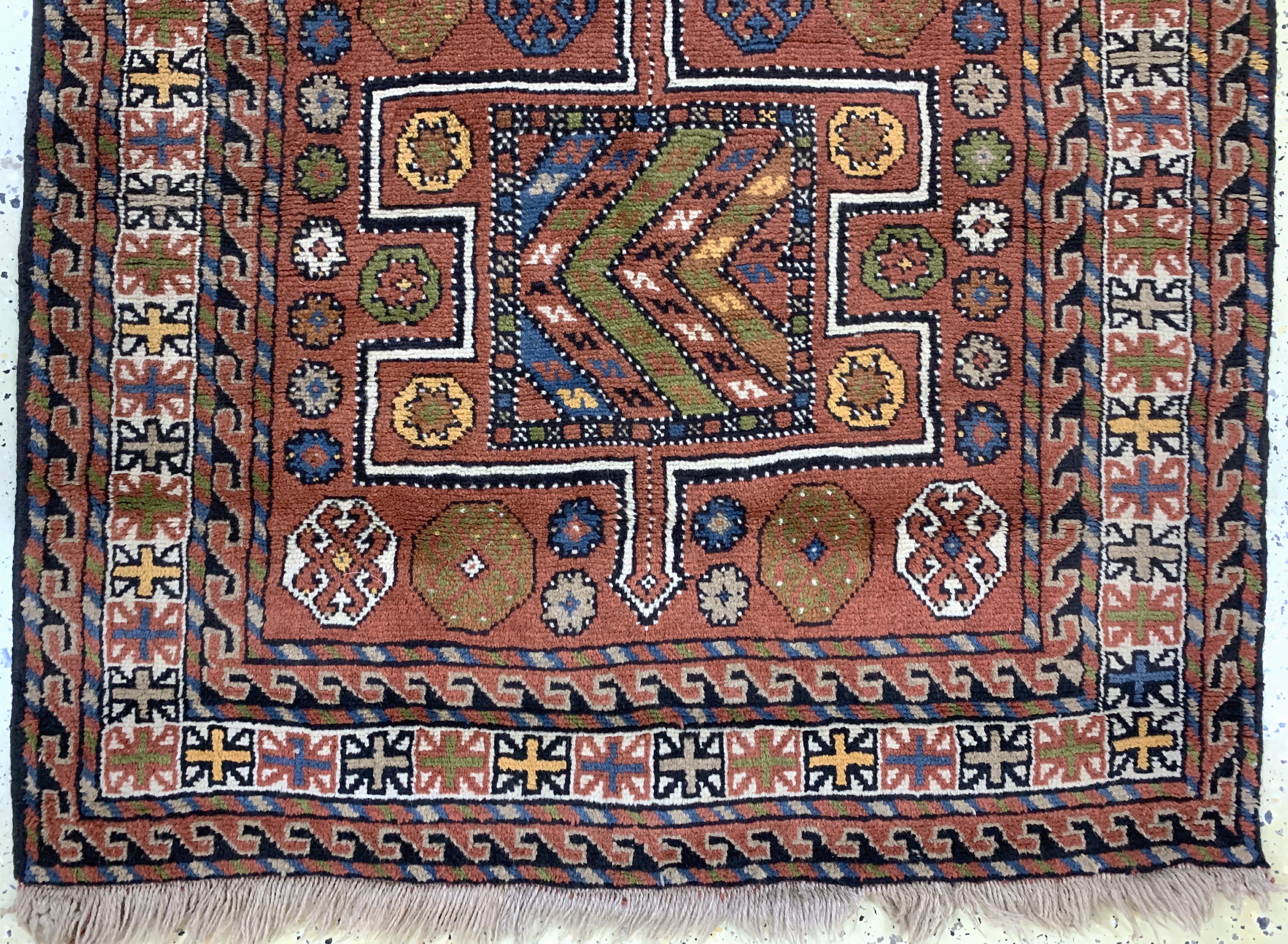 Detail c: Gouchan, Persien, Ende 20.Jhd, Wolle auf Wolle, ca. 195 x 114 cm, EHZ: 2
