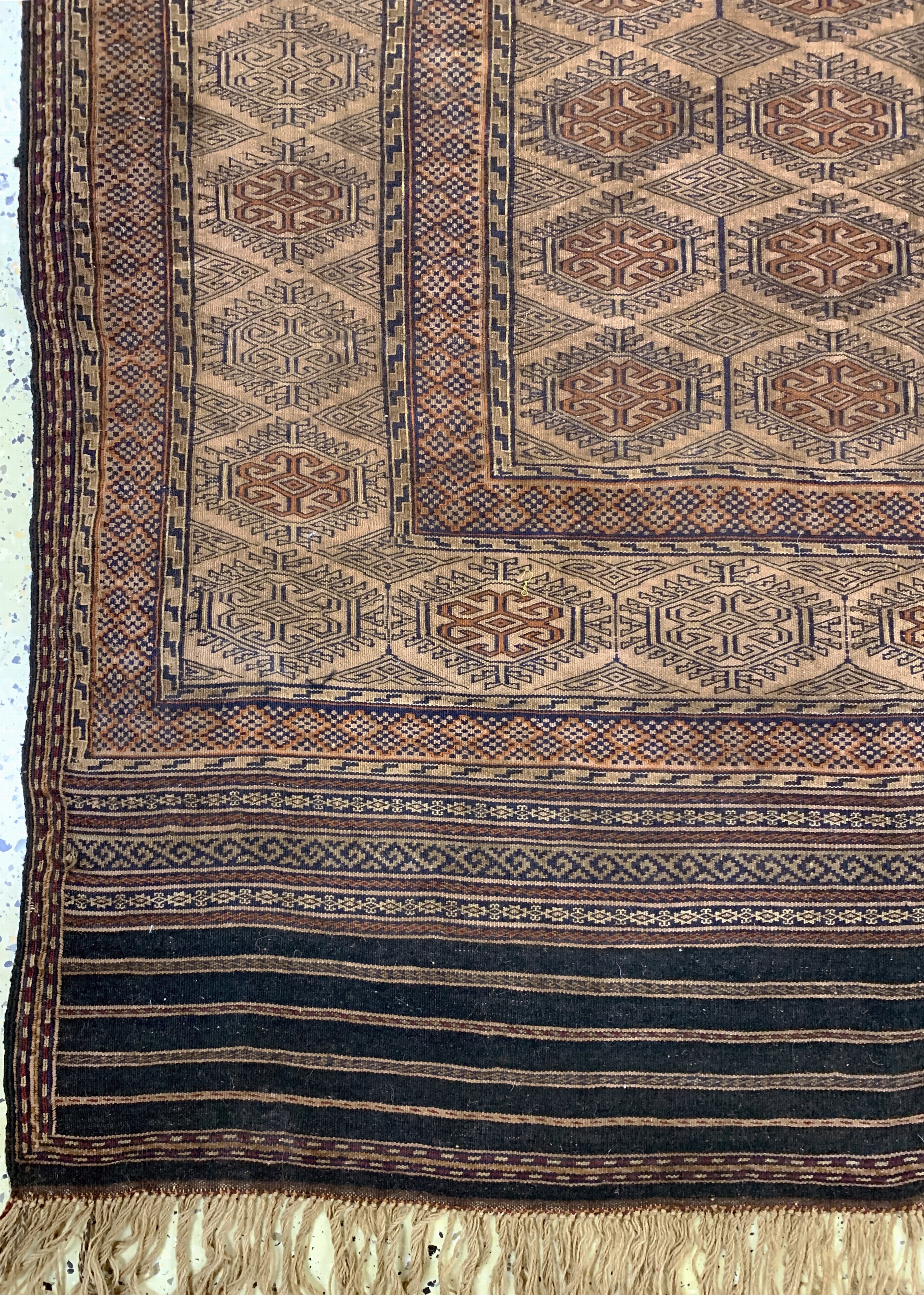Detail b: Belutsch Sumakh alt, Persien, Anfang 20.Jhd, Wolle auf Wolle, ca. 275 x 173 cm, EHZ: 2